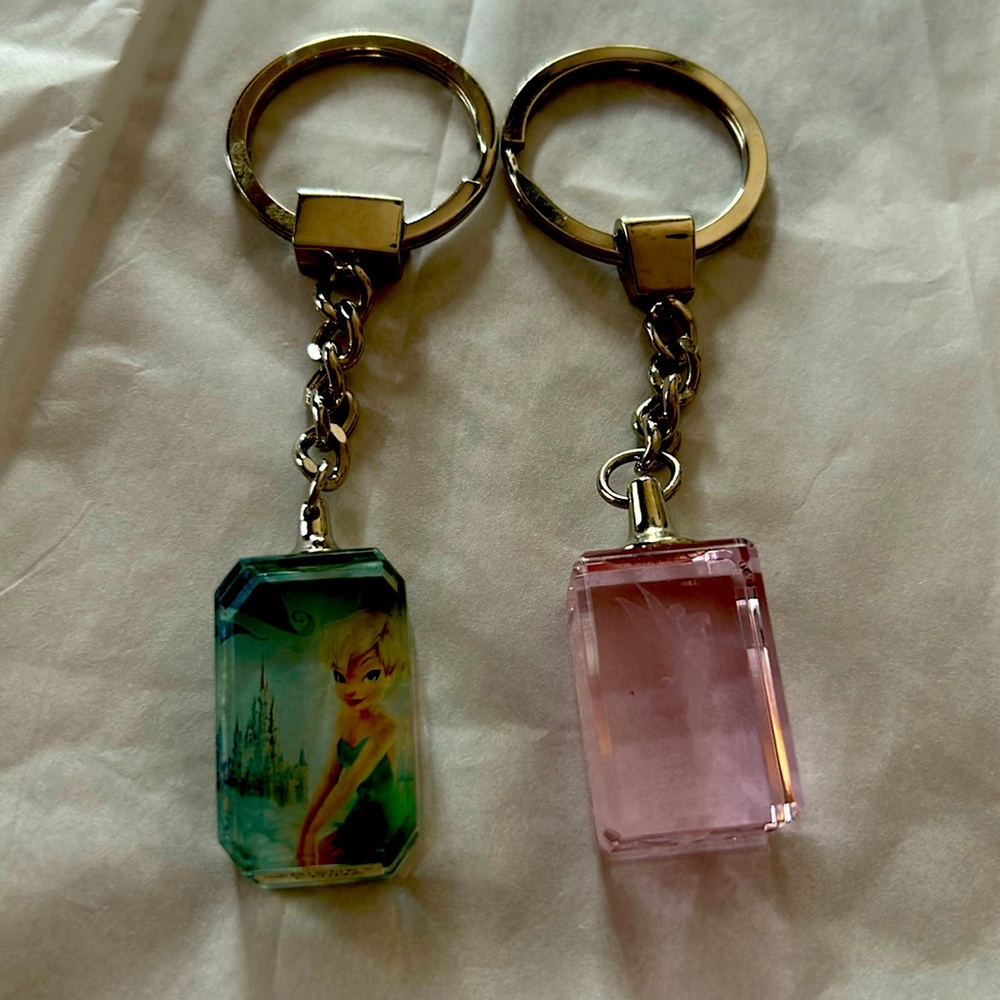 Tinkerbell Keychains Disney set of two